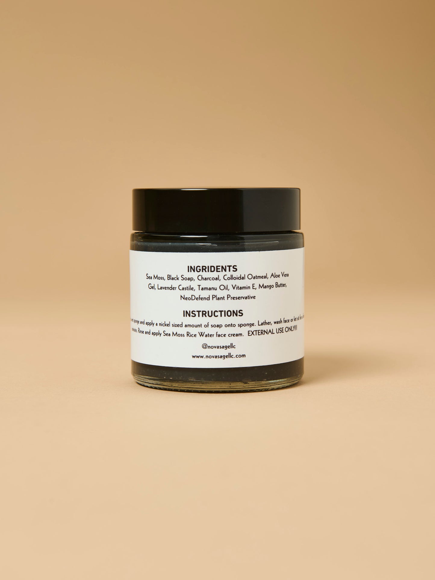 Black Soap/Sea Moss Face Scrub