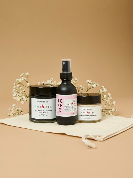 The Glow Ritual: 3-Step Sea Moss Skincare System